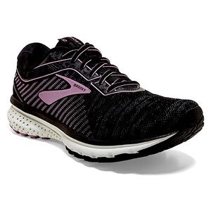 Brooks Ghost 12 Running Cross Trainer Black Purple Athletic Shoes 8 Like New